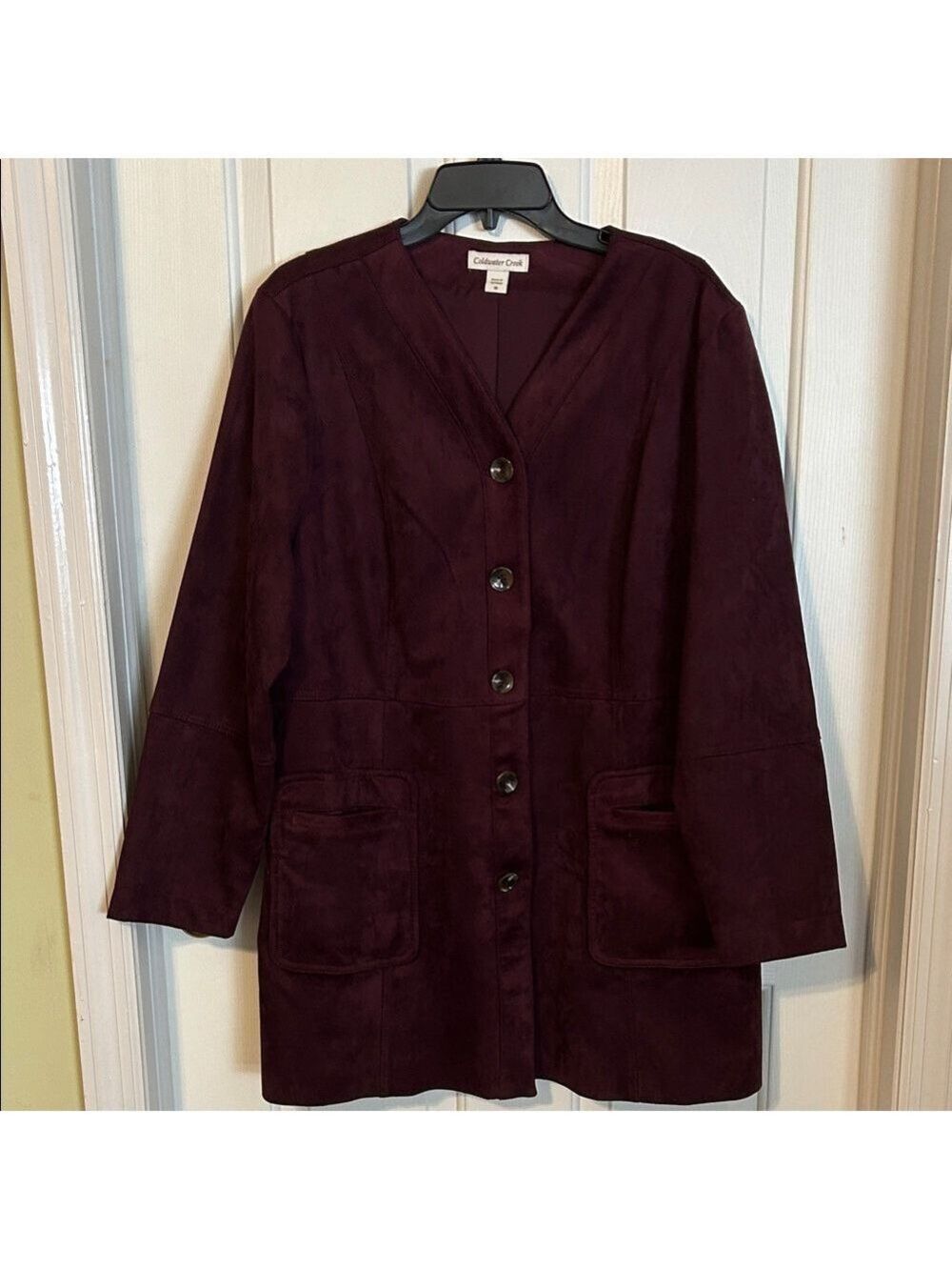 Coldwater Creek Women's Deep Purple Blazer. Size 18.